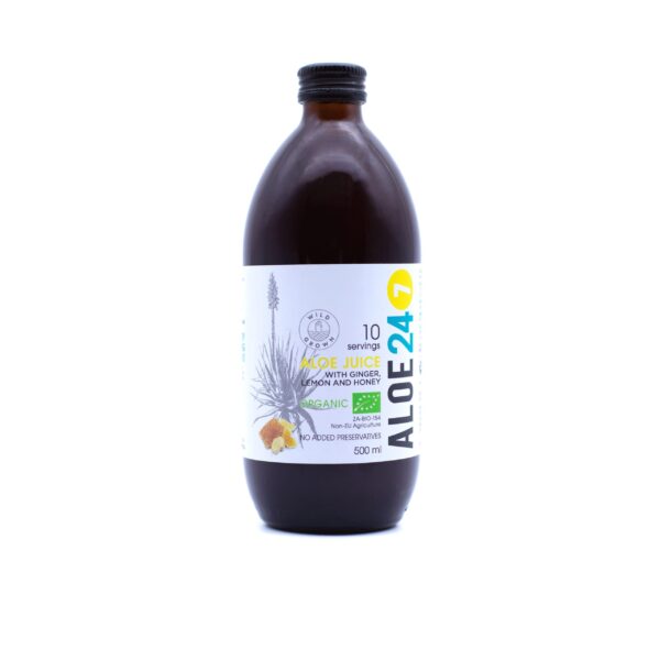 Totally Wild Aloe 24/7 Lemon Ginger & Honey 500ml