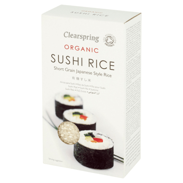 Clearspring Organic White Sushi Rice 500g