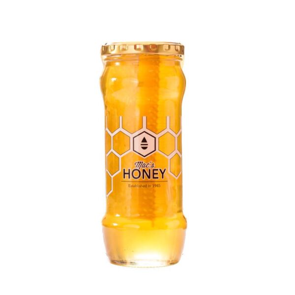 Macs Eucalyptus Comb Honey 500g