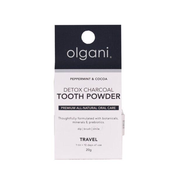 Olgani Detox Charcoal Toothpowder Travel 20g